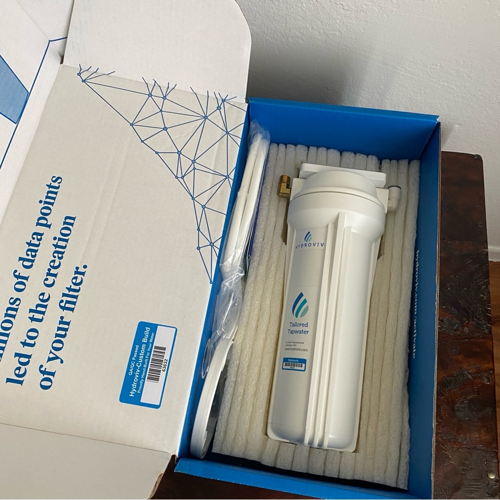 New Hydroviv Under Sink Water Filter